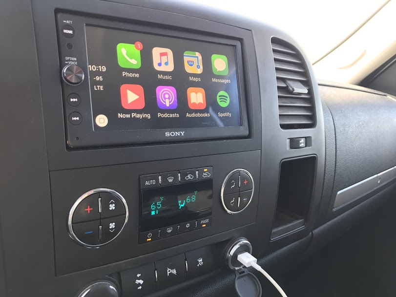 Sony Apple CarPlay and Android Auto